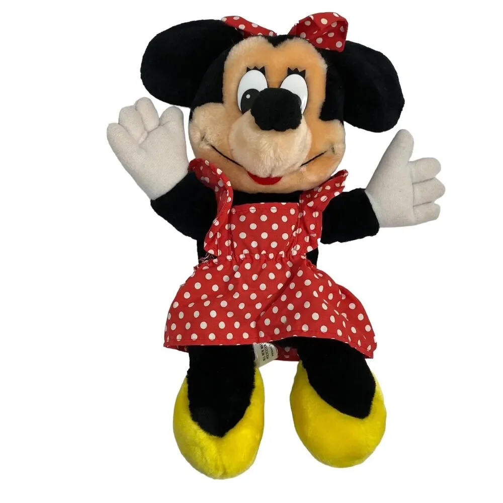 VINTAGE DIsneyland Disney World Minnie Mouse Plush Medium 1970/1980